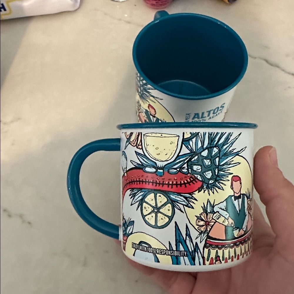 BRAND NEW never used Altos Tequila Tin Mugs - Picture 4 of 4